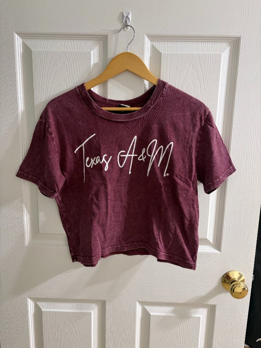 Texas A&M Crop T-Shirt